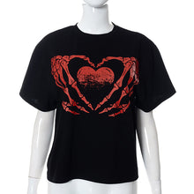 Load image into Gallery viewer, &quot;Halloween Love&quot; Cropped T-Shirt
