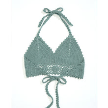 Load image into Gallery viewer, Classy Knitted Halter Bikini Top
